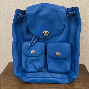 Coach Leather Backpack